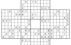 Multi Sudoku With 4 Sudokus 5