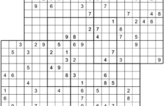 Multi Sudoku With 5 Sudoku no 1