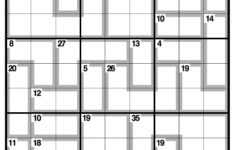 Observer Killer Sudoku From The Observer The Observer