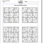 Pindadsworksheets On Math Worksheets Sudoku Puzzles Math Level 2