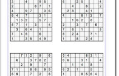 Pindadsworksheets On Math Worksheets Sudoku Puzzles Math Level 2