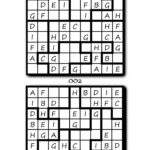 Pocket Puzzles Jigsaw Sudoku With Letters 3 Levels Easy Sudoku