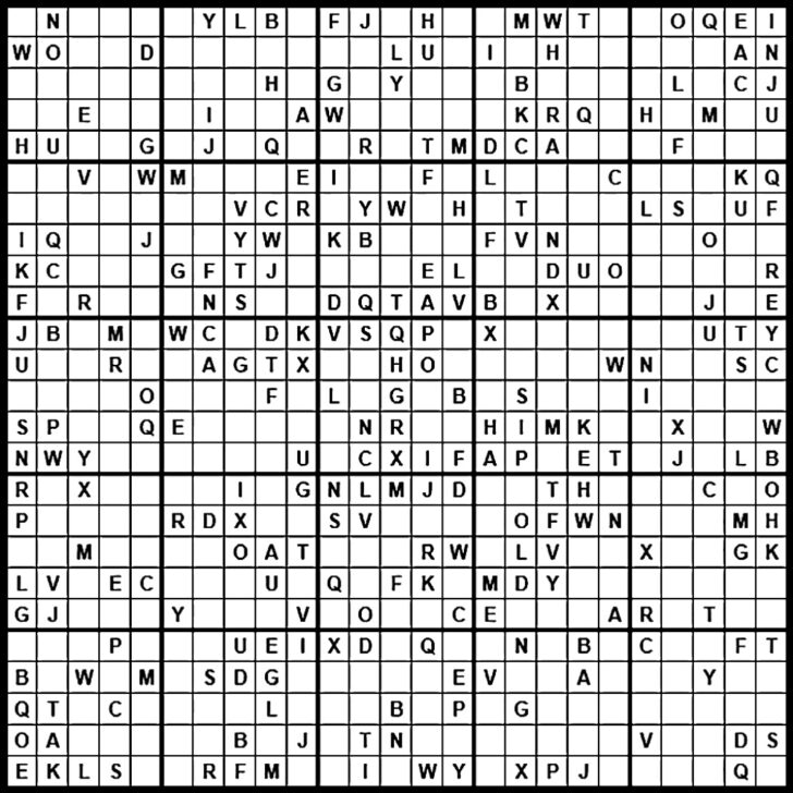 Printable 5×5 Sudoku