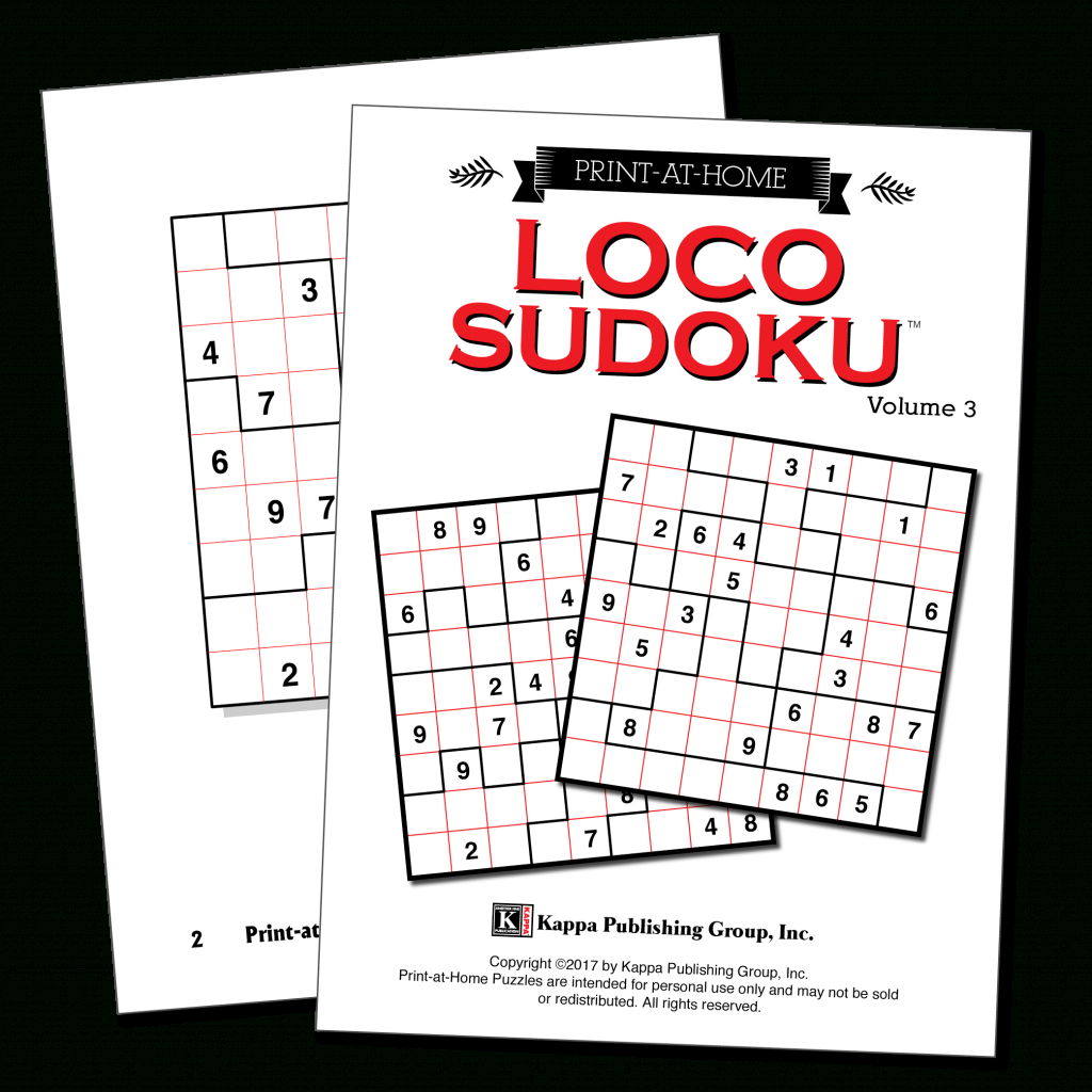 Print At Home Loco Sudoku Kappa Puzzles Printable Loco Sudoku 