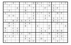 Printable 16 X 16 Sudoku With Solution Sudoku Printable