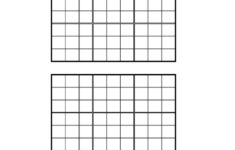 Printable Blank Sudoku Grids 4 per Page Sudoku Printable Sudoku