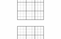 Printable Blank Sudoku Puzzle Grids Sudoku Printable