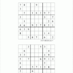 Printable Medium Level 9 By 9 Sudoku Puzzles For Kids Beginners And Profs