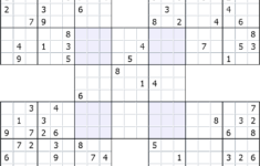 Printable Monster Sudoku 16 16 Sudoku Printable