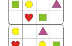 Printable Shapes Sudoku For Kids With Solution Bebek E itim