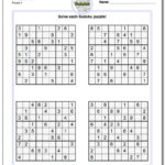 Printable Soduku Room Surf 4 Square Sudoku Printable Printable