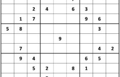 PRINTABLE SUDOKU