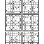 Printable Sudoku 4 Per Page Printable Sudoku Free Printable Sudoku