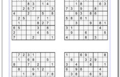 Printable Sudoku 4 Per Page That Are Wild Ruby Website