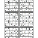 Printable Sudoku 6 Per Page That Are Clever Roy Blog