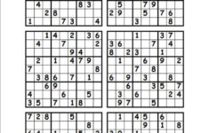 Printable Sudoku 6 Per Page That Are Clever Roy Blog