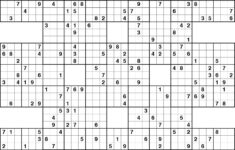 PRINTABLE SUDOKU