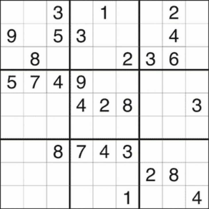 Free Printable Sudoku.Ca