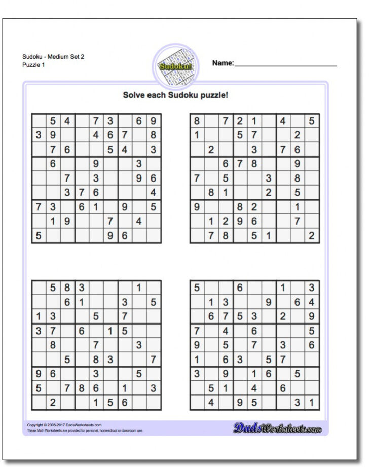 Free Blank Sudoku Printable Sheets 25×25