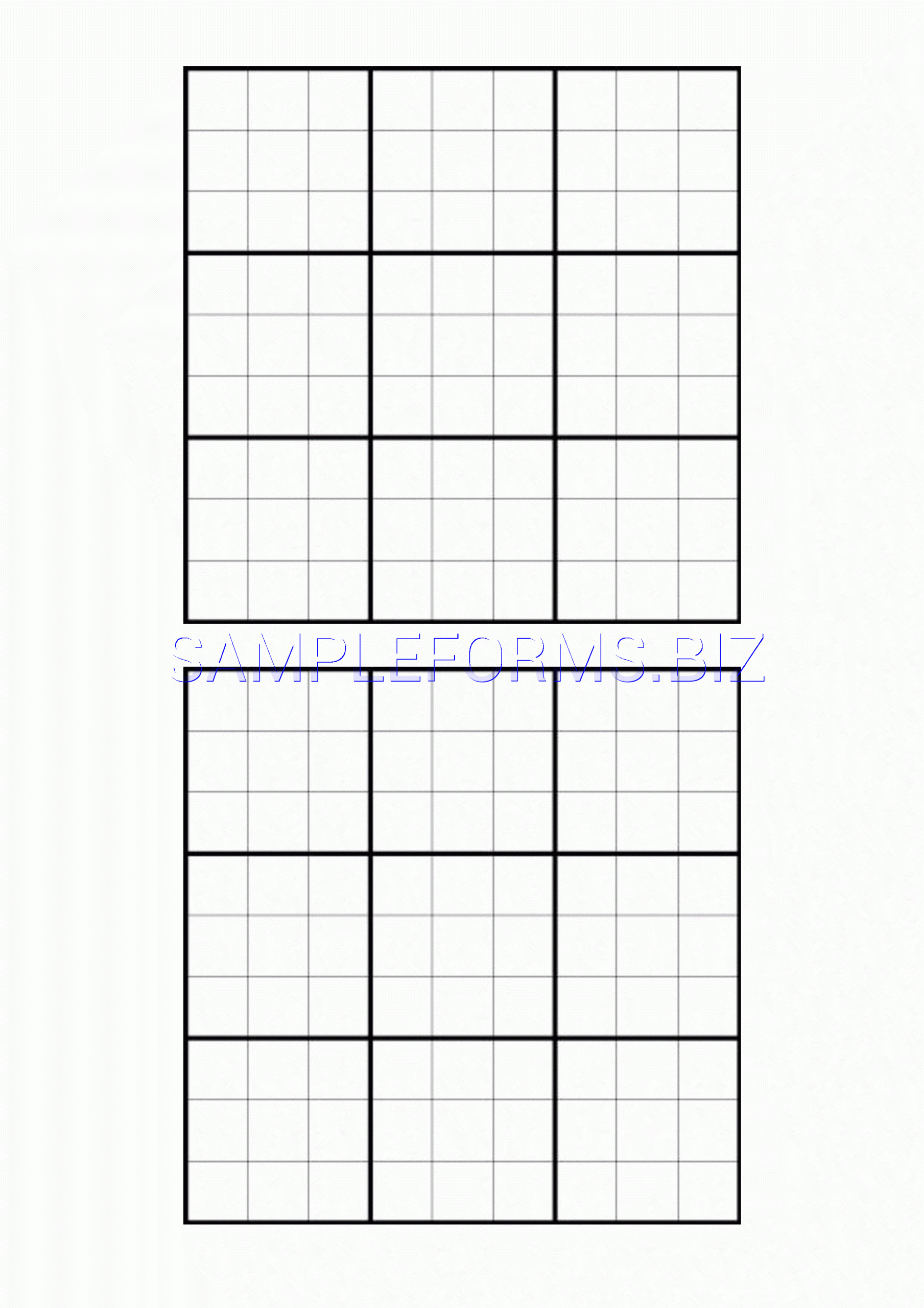 Printable Sudoku Forms Sudoku Printable