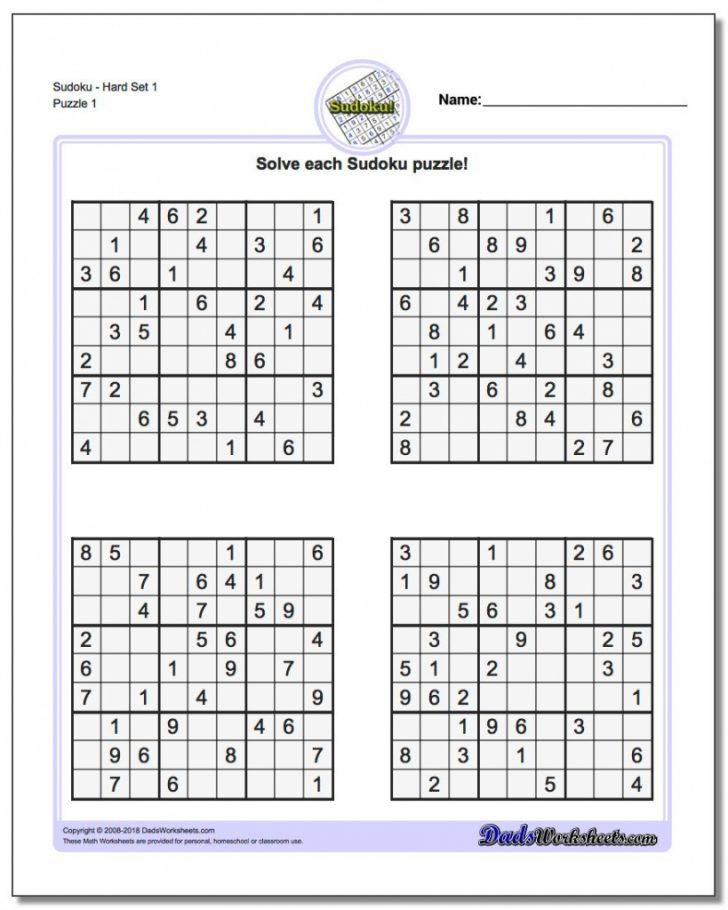 Printable USA Today Sudoku