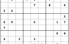 Printable Sudoku Printable Sudoku For Adults Printable Sudoku Free