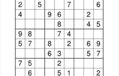 Printable Sudoku Puzzle 7 Free PDF Documents Download Free