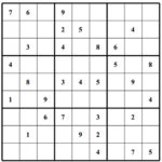 Printable Sudoku Puzzles 1 Per Page Printable Crossword Puzzles