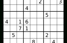 Printable Sudoku Puzzles 3X3 Printable Crossword Puzzles