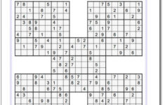 Printable Sudoku Puzzles 4 Per Page Printable Crossword Puzzles