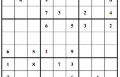 Printable Sudoku Puzzles 4 Per Page Printable Crossword Puzzles