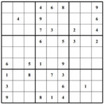 Printable Sudoku Puzzles 4 Per Page Printable Crossword Puzzles