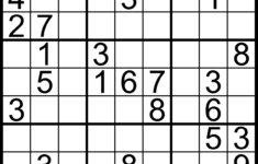 Printable Sudoku Puzzles 5 Coloring Kids