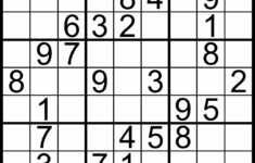 Printable Sudoku Puzzles Easy 1 Answers Printable Crossword Puzzles