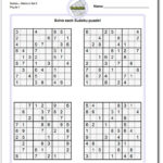 Printable Sudoku Puzzles Of Different Difficulty Sudoku Printable