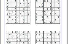 Printable Sudoku Puzzles Of Different Difficulty Sudoku Printable