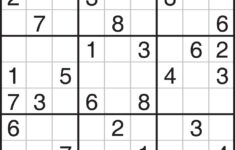 Printable Sudoku Puzzles One Per Page Printable Crossword Puzzles