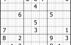 Printable Sudoku Puzzles With Answer Key Printable Sudoku Puzzles Online
