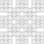 Printable Sudoku Samurai Give These Puzzles A Try And You 39 Ll Be