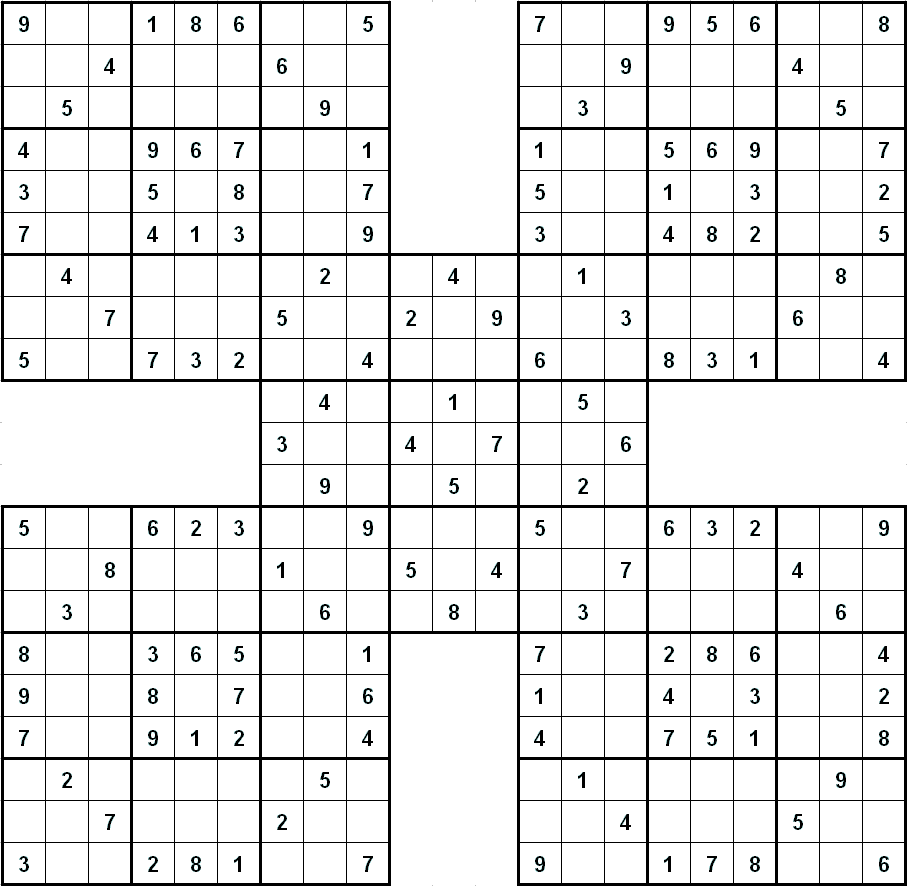 PRINTABLE SUDOKU