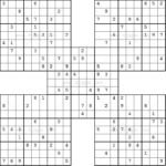Samurai Sudoku Online Free Printable Puzzles