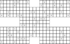 Samurai Sudoku Puzzle A 5 In 1 Sudoku Puzzle Known As A Sa Flickr