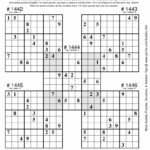 Samurai Sudoku Triples Math Worksheets Sudoku Puzzles Puzzle