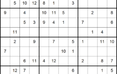 Sudoku 16 16 Numbers Printable Sudoku Printable