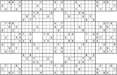 Sudoku 16X16 Printable Free Free Printable
