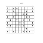 Sudoku 6X6 Printable Printable Template Free