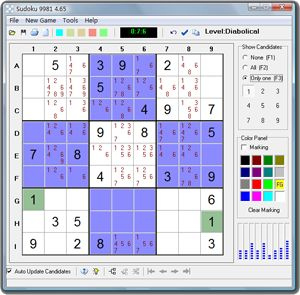 Sudoku 9981 5 01 Create Print Play And Solve Sudoku Puzzles 