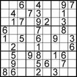 Sudoku 9981 Printable Sudoku Printable