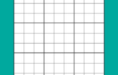 Sudoku 9x9 106 Blank Grids 1 Grid Per Page 8 5 quot X 11 quot 216 X 279 Mm