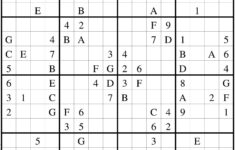 Sudoku Diario Sudoku 16 X 16